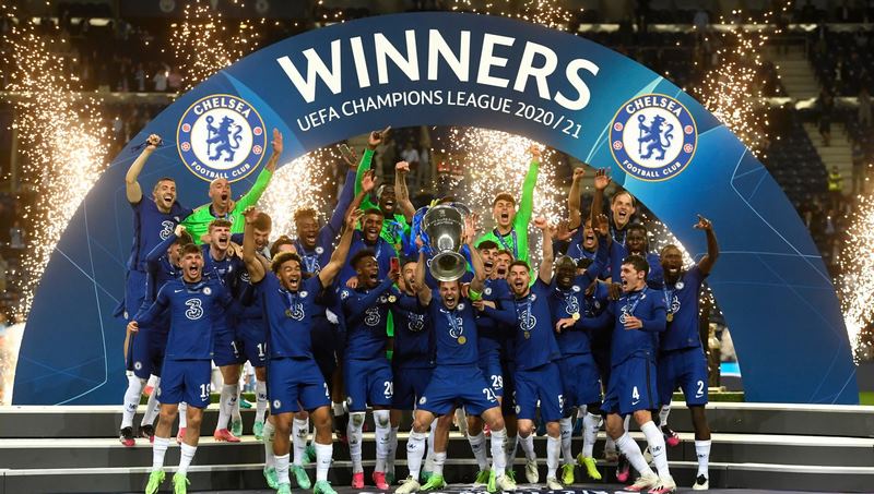 Câu lạc bộ Chelsea nổi bật là đội bóng giàu thành tích của nước Anh